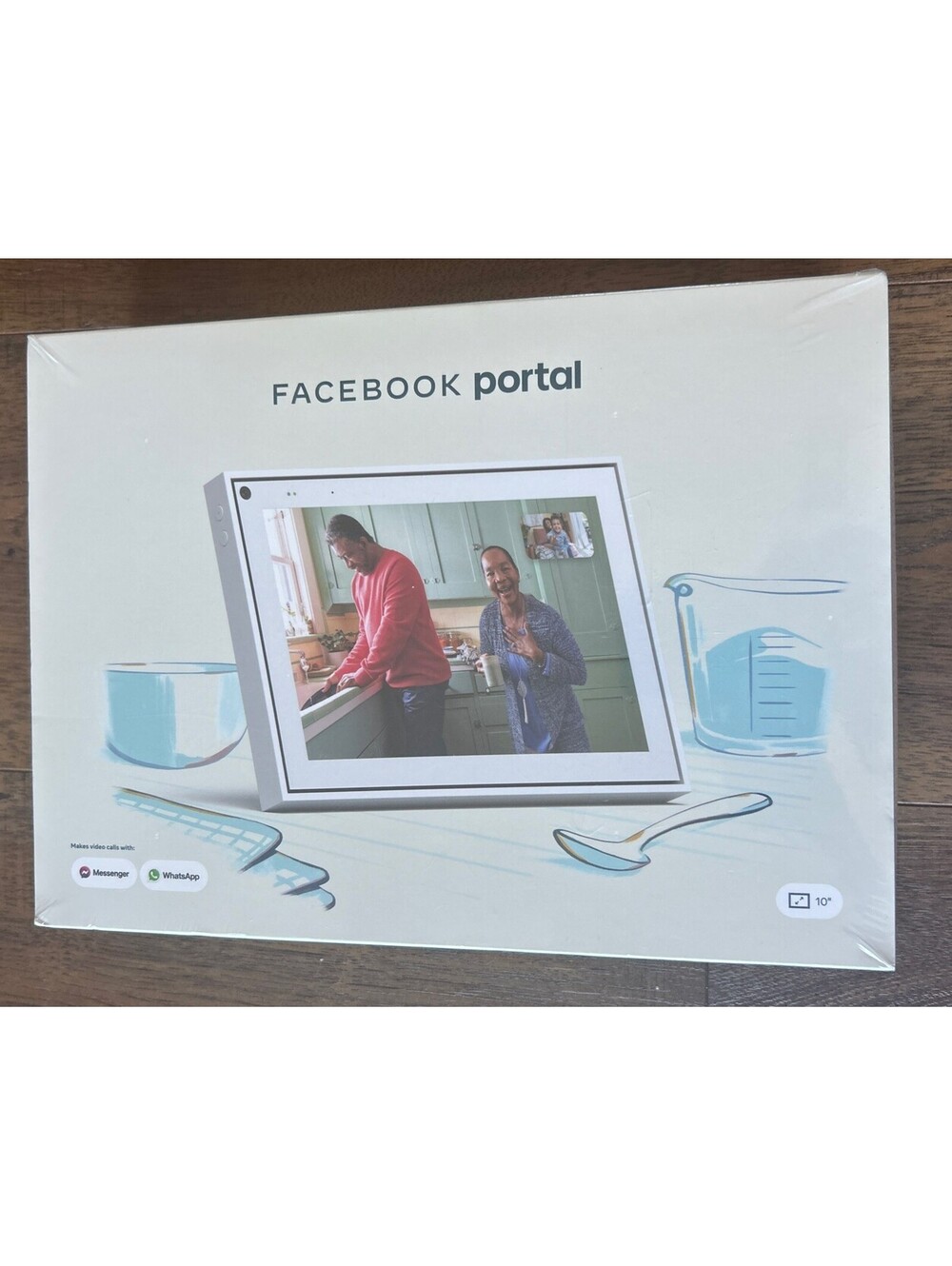 New Sealed Facebook Portal 2021 10” Alexa Built In -Dual Orientation -Video Call